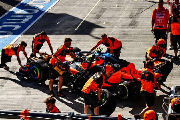 01 Lando Norris Of The Team Mclaren Mastercard F1 Team Mercedes Mcl40,In They Face The Practice Session,During Fia Formula One World Championship, WM, Weltmeisterschaft Gp Formula 1 Hungarian Grand Prix 2026 24 Jun, Budapest Hungary (Photo by Luca Barsali DeFodi Images) - *** 01 Lando Norris of the McLaren Mastercard F1 Team in the Mercedes MCL40 during the practice session at the 2026 FIA Formula One World Championship Hungarian Grand Prix on June 24 in Budapest, Hungary. Photo by Luca Barsali, DeFodi Images