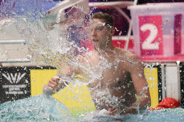 July 24, 2026, Glasgow, Scotland, Great Britain: DUNCAN SCOTT of Scotland celebrates winning the Men s 200m Individual Medley Final of the Commonwealth Games Glasgow 2026 at the Tollcross International Swimming Centre in Glasgow, Scotland Glasgow Great Britain - ZUMAc179 20260724_zep_c179_292 Copyright: xMickaelxChavetx
