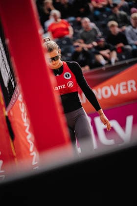 Beachvolleyball Frauen Allianz German Beach Club Finals Die Finals 2026 Hannover Olympischer Club BW vs. Beachclub Kiel 24.07.2026 Mila Jancar Hannover Opernplatz Niedersachsen Deutschland *** Women s Beach Volleyball Allianz German Beach Club Finals The 2026 Finals Hanover Olympischer Sport Club BW vs. Beachclub Kiel July 24, 2026 Mila Jancar Hanover Opernplatz Lower Saxony, Germany