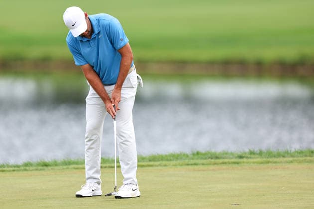 Scottie Scheffler of the United States putts on the 18th green during the second round of the 2026 3M Open at TPC Twin Cities on July 24, 2026 in Blaine, Minnesota. CSM Blaine USA - ZUMAc04_ 20260724_zma_c04_136 Copyright: xStevenxGarciax