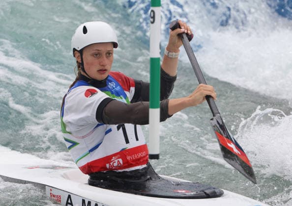July 24, 2026, Oklahoma City, Oklahoma, USA: ALENA MARX of Switzerland during Women s Canoe semifinal on 2026 ICF Canoe Slalom World Championships, Oklahoma City, USA. Oklahoma City USA - ZUMAc278 20260724_zsp_c278_053 Copyright: xMarcinxCholewinskix