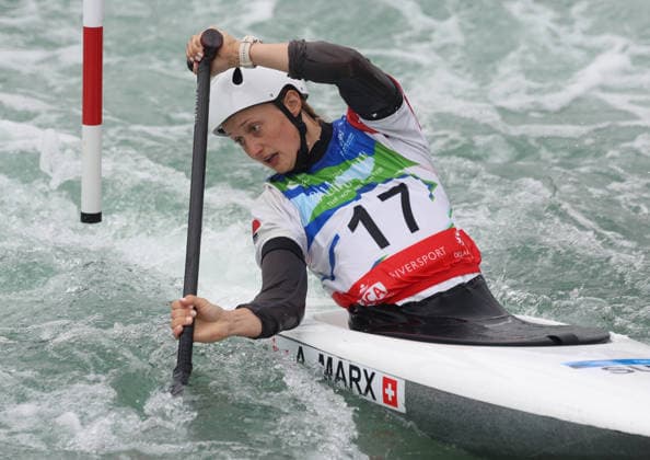 July 24, 2026, Oklahoma City, Oklahoma, USA: ALENA MARX of Switzerland during Women s Canoe semifinal on 2026 ICF Canoe Slalom World Championships, Oklahoma City, USA. Oklahoma City USA - ZUMAc278 20260724_zsp_c278_055 Copyright: xMarcinxCholewinskix