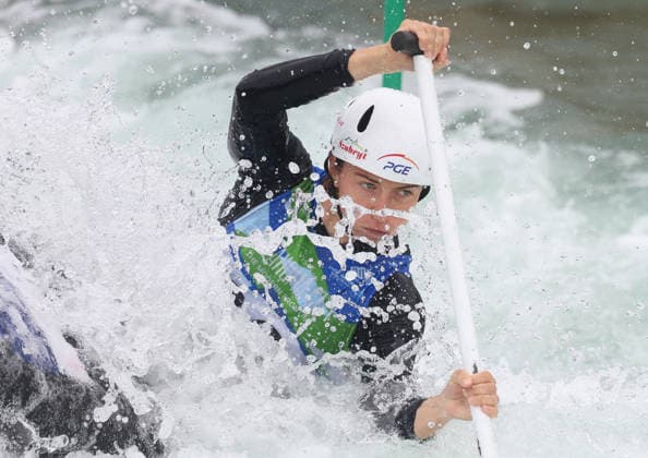 July 24, 2026, Oklahoma City, Oklahoma, USA: KLAUDIA ZWOLINSKA of Poland during Women s Canoe semifinal on 2026 ICF Canoe Slalom World Championships, Oklahoma City, USA. Oklahoma City USA - ZUMAc278 20260724_zsp_c278_070 Copyright: xMarcinxCholewinskix