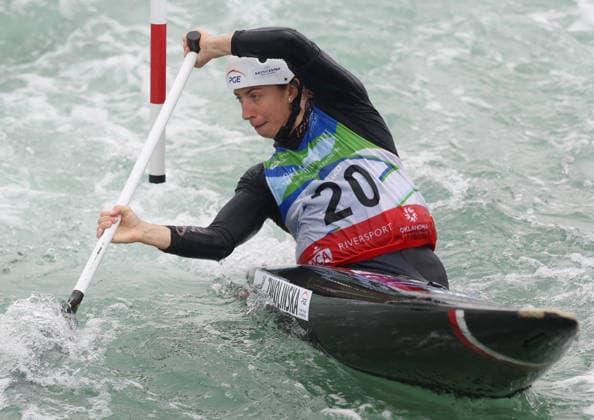 July 24, 2026, Oklahoma City, Oklahoma, USA: KLAUDIA ZWOLINSKA of Poland during Women s Canoe semifinal on 2026 ICF Canoe Slalom World Championships, Oklahoma City, USA. Oklahoma City USA - ZUMAc278 20260724_zsp_c278_072 Copyright: xMarcinxCholewinskix