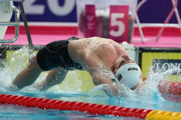 July 24, 2026, Glasgow, Scotland, Great Britain: PIETER COETZE of South Africa in the Men s 50m Backstroke Semi Final of the Commonwealth Games Glasgow 2026 at the Tollcross International Swimming Centre in Glasgow, Scotland Glasgow Great Britain - ZUMAc179 20260724_zep_c179_448 Copyright: xMickaelxChavetx