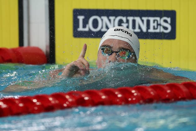 July 24, 2026, Glasgow, Scotland, Great Britain: RUARD VAN RENEN of South Africa reacts after competing in the Men s 50m Backstroke Semi Final of the Commonwealth Games Glasgow 2026 at the Tollcross International Swimming Centre in Glasgow, Scotland Glasgow Great Britain - ZUMAc179 20260724_zep_c179_460 Copyright: xMickaelxChavetx