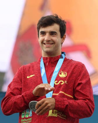 July 24, 2026, Oklahoma City, Oklahoma, USA: MIQUEL TRAVE of Spain gold medalist of Men s Canoe on 2026 ICF Canoe Slalom World Championships, Oklahoma City, USA. Oklahoma City USA - ZUMAc278 20260724_zsp_c278_080 Copyright: xMarcinxCholewinskix