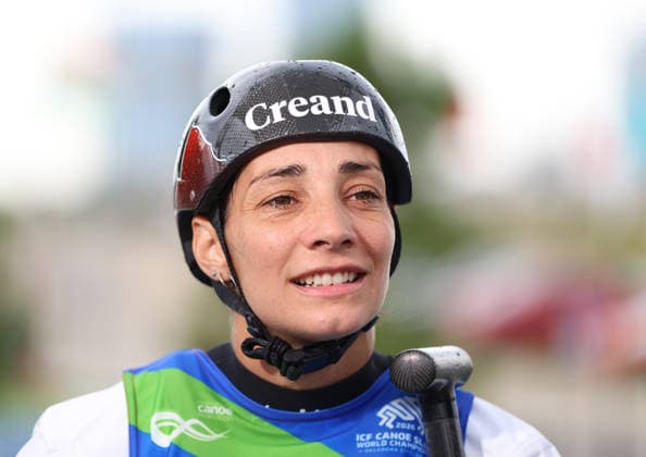 July 24, 2026, Oklahoma City, Oklahoma, USA: MONICA DORIA of Andorra silver medalist of Women s Canoe on 2026 ICF Canoe Slalom World Championships, Oklahoma City, USA. Oklahoma City USA - ZUMAc278 20260724_zsp_c278_083 Copyright: xMarcinxCholewinskix