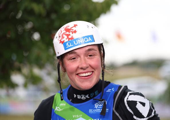 July 24, 2026, Oklahoma City, Oklahoma, USA: TEREZA KNEBLOVA of Czech Republic gold medalist of Women s Canoe on 2026 ICF Canoe Slalom World Championships, Oklahoma City, USA. Oklahoma City USA - ZUMAc278 20260724_zsp_c278_084 Copyright: xMarcinxCholewinskix