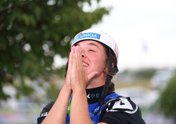 July 24, 2026, Oklahoma City, Oklahoma, USA: TEREZA KNEBLOVA of Czech Republic gold medalist of Women s Canoe on 2026 ICF Canoe Slalom World Championships, Oklahoma City, USA. Oklahoma City USA - ZUMAc278 20260724_zsp_c278_086 Copyright: xMarcinxCholewinskix