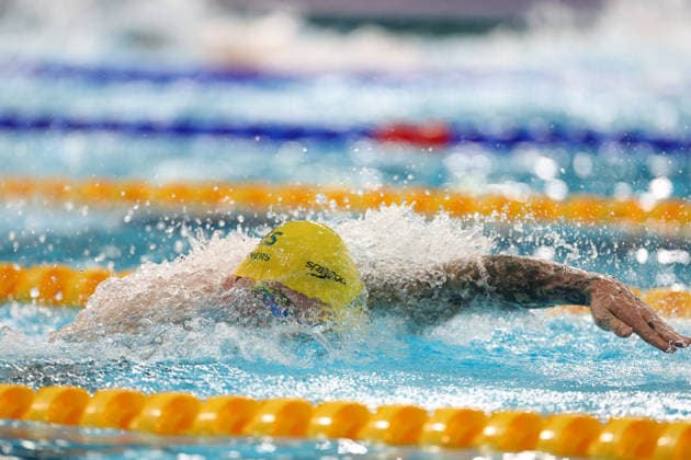 July 24, 2026, Glasgow, Scotland, Great Britain: KYLE CHALMERS of Australia in the Men s 4 x 100m Freestyle Relay Final of the Commonwealth Games Glasgow 2026 at the Tollcross International Swimming Centre in Glasgow, Scotland Glasgow Great Britain - ZUMAc179 20260724_zep_c179_534 Copyright: xMickaelxChavetx
