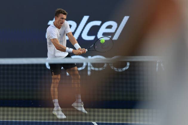 LOS CABOS TENNIS OPEN 2026 LOS CABOS TENNIS OPEN 2026 24072026 LOS CABOS, MEXICO. Action photo of Jiri Lehecka of Czechia, during a training session at the Cabo Sports Complex, prior to the start of the Los Cabos Tennis Open 2026 in Baja California, Mexico. Foto accion de Jiri Lehecka de Chequia, durante una sesion de entrenamiento en el Cabo Sports Complex, previa al arranque del Los Cabos Tennis Open 2026 en Baja California, Mexico. PHOTO BY IMAGENSHOP AGENCIA FOTOGRAFICA LOS CABOS BAJA CALOFORNIA MEXICO *** LOS CABOS TENNIS OPEN 2026 LOS CABOS TENNIS OPEN 2026 24072026 LOS CABOS, MEXICO Action photo of Jiri Lehecka of the Czech Republic during a training session at the Cabo Sports Complex prior to the start of the 2026 Los Cabos Tennis Open in Baja California, Mexico Action photo of Jiri Lehecka of the Czech Republic, during a training session at the Cabo Sports Complex, ahead of the start of the 2026 Los Cabos Tennis Open in Baja California, Mexico PHOTO BY IMAGENSHOP PHOTO AGENCY LOS CABOS BAJA CALIFORNIA MEXICO Copyright: xIMAGENSHOPxAGENCIAxFOTOGRAFICAx
