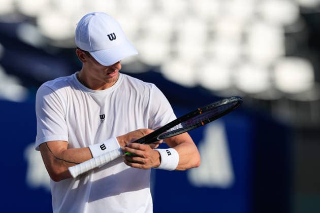 LOS CABOS TENNIS OPEN 2026 LOS CABOS TENNIS OPEN 2026 24072026 LOS CABOS, MEXICO. Action photo of Jiri Lehecka of Czechia, during a training session at the Cabo Sports Complex, prior to the start of the Los Cabos Tennis Open 2026 in Baja California, Mexico. Foto accion de Jiri Lehecka de Chequia, durante una sesion de entrenamiento en el Cabo Sports Complex, previa al arranque del Los Cabos Tennis Open 2026 en Baja California, Mexico. PHOTO BY IMAGENSHOP AGENCIA FOTOGRAFICA LOS CABOS BAJA CALOFORNIA MEXICO *** LOS CABOS TENNIS OPEN 2026 LOS CABOS TENNIS OPEN 2026 24072026 LOS CABOS, MEXICO Action photo of Jiri Lehecka of the Czech Republic during a training session at the Cabo Sports Complex prior to the start of the 2026 Los Cabos Tennis Open in Baja California, Mexico Action photo of Jiri Lehecka of the Czech Republic, during a training session at the Cabo Sports Complex, ahead of the start of the 2026 Los Cabos Tennis Open in Baja California, Mexico PHOTO BY IMAGENSHOP PHOTO AGENCY LOS CABOS BAJA CALIFORNIA MEXICO Copyright: xIMAGENSHOPxAGENCIAxFOTOGRAFICAx