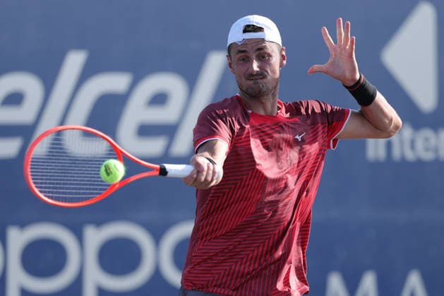 LOS CABOS TENNIS OPEN 2026 LOS CABOS TENNIS OPEN 2026 24072026 LOS CABOS, MEXICO. Action photo of Bernard Tomic of Australia, during a training session at the Cabo Sports Complex, prior to the start of the Los Cabos Tennis Open 2026 in Baja California, Mexico. Foto accion de Bernard Tomic de Australia, durante una sesion de entrenamiento en el Cabo Sports Complex, previa al arranque del Los Cabos Tennis Open 2026 en Baja California, Mexico. PHOTO BY IMAGENSHOP AGENCIA FOTOGRAFICA LOS CABOS BAJA CALOFORNIA MEXICO *** LOS CABOS TENNIS OPEN 2026 LOS CABOS TENNIS OPEN 2026 24072026 LOS CABOS, MEXICO Action photo of Bernard Tomic of Australia during a training session at the Cabo Sports Complex prior to the start of the 2026 Los Cabos Tennis Open in Baja California, Mexico Action photo of Bernard Tomic of Australia, during a training session at the Cabo Sports Complex, ahead of the start of the 2026 Los Cabos Tennis Open in Baja California, Mexico PHOTO BY IMAGENSHOP PHOTO AGENCY LOS CABOS BAJA CALIFORNIA MEXICO Copyright: xIMAGENSHOPxAGENCIAxFOTOGRAFICAx