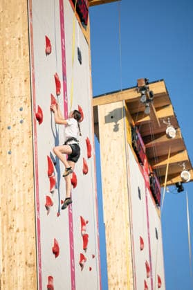 24.07.2026: Klettern - Speedklettern: Die Finals 2026 - Deutsche Meisterschaft Speed - Gemischte Staffel Laura Wachter (Baden-Württemberg) Hannover Opernplatz Niedersachsen Deutschland *** July 24, 2026 Climbing Speed Climbing The Finals 2026 German Speed Climbing Championship Mixed Relay Laura Wachter Baden-Württemberg Hannover Opernplatz Lower Saxony Germany