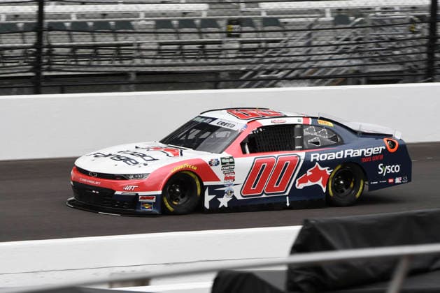 INDIANAPOLIS, IN - JULY 24: Sheldon Creed (00) Haas Factory Team (HFT) Chevrolet SS makes a lap in NASCAR, Motorsport, USA O™Reilly Auto Parts Series Pennzoil 250 practice on Friday, July 24, 2026, at the Indianapolis Motor Speedway in Speedway, Indiana. (Photo by David Allio Icon Sportswire) AUTO: JUL 24 NASCAR O™Reilly Auto Parts Series Pennzoil 250 EDITORIAL USE ONLY Icon95126072403