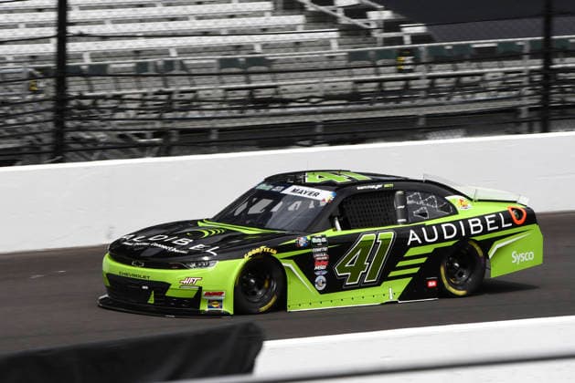INDIANAPOLIS, IN - JULY 24: Sam Mayer (41) Haas Factory Team (HFT) Chevrolet SS makes a lap in NASCAR, Motorsport, USA O™Reilly Auto Parts Series Pennzoil 250 practice on Friday, July 24, 2026, at the Indianapolis Motor Speedway in Speedway, Indiana. (Photo by David Allio Icon Sportswire) AUTO: JUL 24 NASCAR O™Reilly Auto Parts Series Pennzoil 250 EDITORIAL USE ONLY Icon95126072411