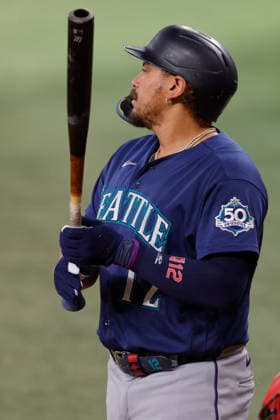 July 24, 2026, Arlington, Texas, USA: Seattle Mariners first baseman JOSH NAYLOR (12) in a baseball game, Friday, July 24, 2026, in Arlington, Texas. Arlington USA - ZUMAa325 20260724_zsa_a325_039 Copyright: xDavidxBalleringxIix