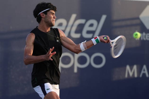 LOS CABOS TENNIS OPEN 2026 LOS CABOS TENNIS OPEN 2026 24072026 LOS CABOS, MEXICO. Action photo of Rodrigo Pacheco of Mexico, during a training session at the Cabo Sports Complex, prior to the start of the Los Cabos Tennis Open 2026 in Baja California, Mexico. Foto accion de Rodrigo Pacheco de Mexico, durante una sesion de entrenamiento en el Cabo Sports Complex, previa al arranque del Los Cabos Tennis Open 2026 en Baja California, Mexico. PHOTO BY IMAGENSHOP AGENCIA FOTOGRAFICA LOS CABOS BAJA CALOFORNIA MEXICO *** LOS CABOS TENNIS OPEN 2026 LOS CABOS TENNIS OPEN 2026 24072026 LOS CABOS, MEXICO Action photo of Rodrigo Pacheco of Mexico during a training session at the Cabo Sports Complex prior to the start of the 2026 Los Cabos Tennis Open in Baja California, Mexico Action photo of Rodrigo Pacheco of Mexico, during a training session at the Cabo Sports Complex, ahead of the start of the 2026 Los Cabos Tennis Open in Baja California, Mexico PHOTO BY IMAGENSHOP PHOTO AGENCY LOS CABOS BAJA CALIFORNIA MEXICO Copyright: xIMAGENSHOPxAGENCIAxFOTOGRAFICAx