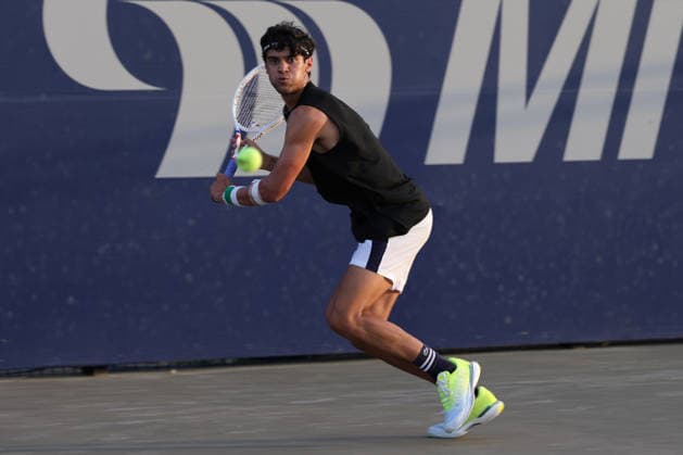 LOS CABOS TENNIS OPEN 2026 LOS CABOS TENNIS OPEN 2026 24072026 LOS CABOS, MEXICO. Action photo of Rodrigo Pacheco of Mexico, during a training session at the Cabo Sports Complex, prior to the start of the Los Cabos Tennis Open 2026 in Baja California, Mexico. Foto accion de Rodrigo Pacheco de Mexico, durante una sesion de entrenamiento en el Cabo Sports Complex, previa al arranque del Los Cabos Tennis Open 2026 en Baja California, Mexico. PHOTO BY IMAGENSHOP AGENCIA FOTOGRAFICA LOS CABOS BAJA CALOFORNIA MEXICO *** LOS CABOS TENNIS OPEN 2026 LOS CABOS TENNIS OPEN 2026 24072026 LOS CABOS, MEXICO Action photo of Rodrigo Pacheco of Mexico during a training session at the Cabo Sports Complex prior to the start of the 2026 Los Cabos Tennis Open in Baja California, Mexico Action photo of Rodrigo Pacheco of Mexico, during a training session at the Cabo Sports Complex, ahead of the start of the 2026 Los Cabos Tennis Open in Baja California, Mexico PHOTO BY IMAGENSHOP PHOTO AGENCY LOS CABOS BAJA CALIFORNIA MEXICO Copyright: xIMAGENSHOPxAGENCIAxFOTOGRAFICAx
