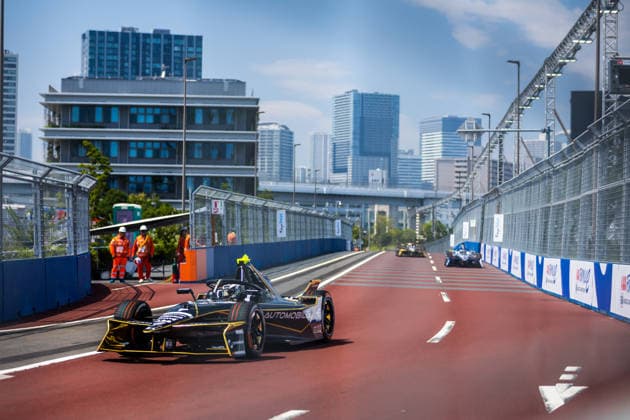 2026 FORMULA E TOKYO ePRIX 07 GUNTHER Maximilian (ger), DS Penske, DS E-Tense FE25, action during the Tokyo ePrix, 14th and 15th round of the 2025-26 ABB FIA Formula E World Championship, WM, Weltmeisterschaft on the Tokyo Street Circuit from July 24 to 26, 2026 in Tokyo, Japan - TokyoJapan  Copyright: xBastienxRouxx