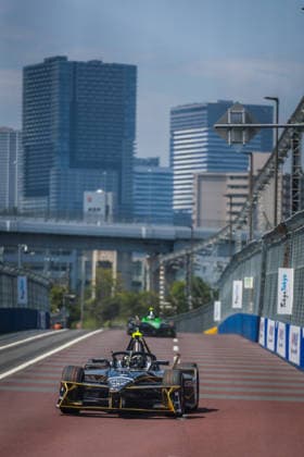 2026 FORMULA E TOKYO ePRIX 07 GUNTHER Maximilian (ger), DS Penske, DS E-Tense FE25, action during the Tokyo ePrix, 14th and 15th round of the 2025-26 ABB FIA Formula E World Championship, WM, Weltmeisterschaft on the Tokyo Street Circuit from July 24 to 26, 2026 in Tokyo, Japan - TokyoJapan  Copyright: xBastienxRouxx