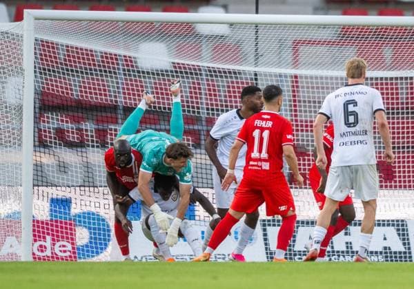 FUSSBALL REGIONALLIGA NORDOST - SAISON 2026-2027 - 1. SPIELTAG FC ROT WEISS ERFURT - BFC DYNAMO ** NUR FÜR REDAKTIONELLE ZWECKE ** EDITORIAL USE ONLY **<p>24 07 2026-Erfurt: Fussball Regionalliga Nordost 1. Spieltag Saison 2026-2027 Steigerwaldstadion FC Rot Weiss Erfurt - BFC Dynamo im Foto: Torhüter Lorenz Otto 1 (FC Rot Weiss Erfurt) ( Deutschland Thueringen Erfurt Copyright: SaschaxFromm *** SOCCER REGIONAL LEAGUE NORTHEAST 2026–2027 SEASON, MATCHDAY 1: FC Rot Weiss Erfurt vs. BFC Dynamo ** FOR EDITORIAL PURPOSES ONLY ** EDITORIAL USE ONLY ** July 24, 2026 Erfurt Soccer Northeast Regional League Matchday 1, 2026–2027 Season Steigerwaldstadion FC Rot Weiss Erfurt vs. BFC Dynamo (pictured: goalkeeper Lorenz Otto) 1 FC Rot Weiss Erfurt Germany Thuringia Erfurt Copyright SaschaxFromm Copyright: SaschaxFromm doc86v6p31vyde946qvf7i ,EDITORIAL USE ONLY