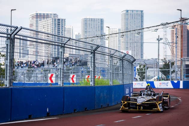 2026 FORMULA E TOKYO ePRIX 07 GUNTHER Maximilian (ger), DS Penske, DS E-Tense FE25, action during the Tokyo ePrix, 14th and 15th round of the 2025-26 ABB FIA Formula E World Championship, WM, Weltmeisterschaft on the Tokyo Street Circuit from July 24 to 26, 2026 in Tokyo, Japan - TokyoJapan  Copyright: xBastienxRouxx