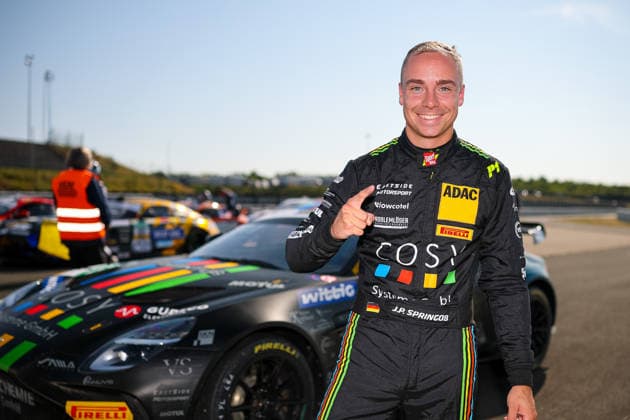 ADAC GT4 Germany, 5. + 6. Rennen Oschersleben 2026 04 Aston Martin Vantage AMR GT4 Evo, EastSide Motorsport: Jan Philipp Springob - picture by Gruppe C Photography Oschersleben Motorsportarena Oschersleben Deutschland Copyright: xGruppexCxPhotographyx
