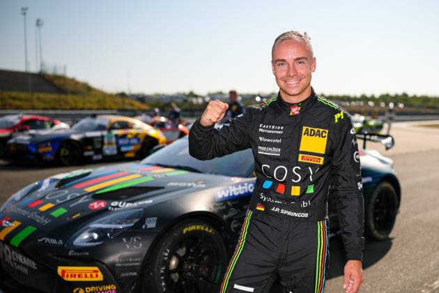 ADAC GT4 Germany, 5. + 6. Rennen Oschersleben 2026 04 Aston Martin Vantage AMR GT4 Evo, EastSide Motorsport: Jan Philipp Springob - picture by Gruppe C Photography Oschersleben Motorsportarena Oschersleben Deutschland Copyright: xGruppexCxPhotographyx