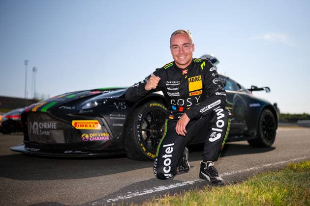 ADAC GT4 Germany, 5. + 6. Rennen Oschersleben 2026 04 Aston Martin Vantage AMR GT4 Evo, EastSide Motorsport: Jan Philipp Springob - picture by Gruppe C Photography Oschersleben Motorsportarena Oschersleben Deutschland Copyright: xGruppexCxPhotographyx