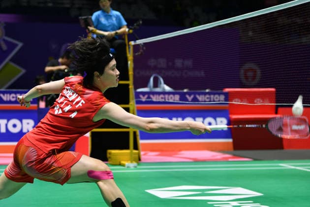 CHANGZHOU, CHINA - JULY 25: Chen Yufei of China competes in the Women s Singles Semifinal match against Tomoka Miyazaki of Japan on day 5 of the China Open 2026 at Changzhou Olympic Sports Center Gymnasium on July 25, 2026 in Changzhou, Jiangsu Province of China.  Copyright: xVCGx 111656325085