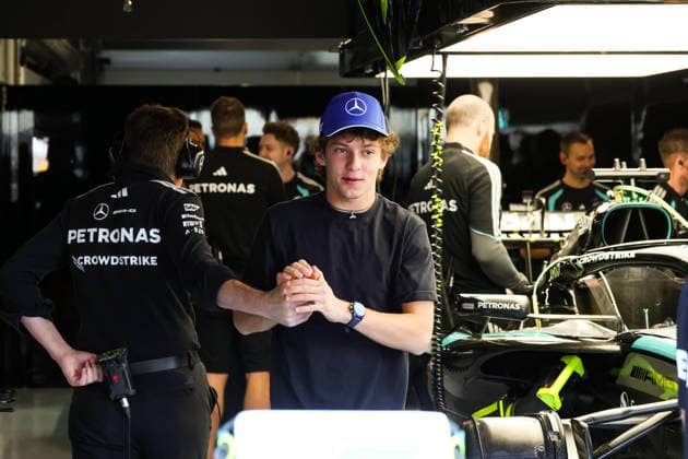 F1 - HUNGARIAN GRAND PRIX 2026 KIMI ANTONELLI Andrea (ita), Mercedes AMG F1 Team W17, portrait during the Formula 1 Hungarian Grand Prix 2026, 11th round of the 2026 Formula One World Championship, WM, Weltmeisterschaft from July 24 to 26, 2026 on the Hungaroring, in Mogyorod near Budapest, Hungary - MogyorodHungary  Copyright: xFLORENTxGOODENx