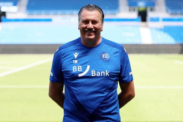 24.07.2026, xrekx, Fussball 2.Bundesliga, Karlsruher SC - Fototermin Saison 2026 27 v.l. Torsten Merkel, Zeugwart (Karlsruher SC) (DFL DFB REGULATIONS PROHIBIT ANY USE OF PHOTOGRAPHS as IMAGE SEQUENCES and or QUASI-VIDEO) Karlsruhe *** July 24, 2026, xrekx, Soccer 2. Bundesliga, Karlsruher SC Photo Op, 2026–27 Season, from left: Torsten Merkel, Equipment Manager, Karlsruher SC. DFL and DFB regulations prohibit any use of photographs as image sequences and or quasi-video. Karlsruhe