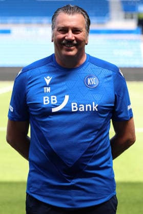 24.07.2026, xrekx, Fussball 2.Bundesliga, Karlsruher SC - Fototermin Saison 2026 27 v.l. Torsten Merkel, Zeugwart (Karlsruher SC) (DFL DFB REGULATIONS PROHIBIT ANY USE OF PHOTOGRAPHS as IMAGE SEQUENCES and or QUASI-VIDEO) Karlsruhe *** July 24, 2026, xrekx, Soccer 2. Bundesliga, Karlsruher SC Photo Op, 2026–27 Season, from left: Torsten Merkel, Equipment Manager, Karlsruher SC. DFL and DFB regulations prohibit any use of photographs as image sequences and or quasi-video. Karlsruhe