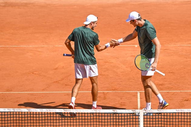 TENNIS - ATP, Tennis Herren Generali Open 2026 KITZBUEHEL,AUSTRIA,25.JUL.26 - TENNIS - ATP World Tour, Generali Open. Image shows Jakob Schnaitter and Mark Wallner (GER).  GEPAxpictures xDanielxSchoenherr
