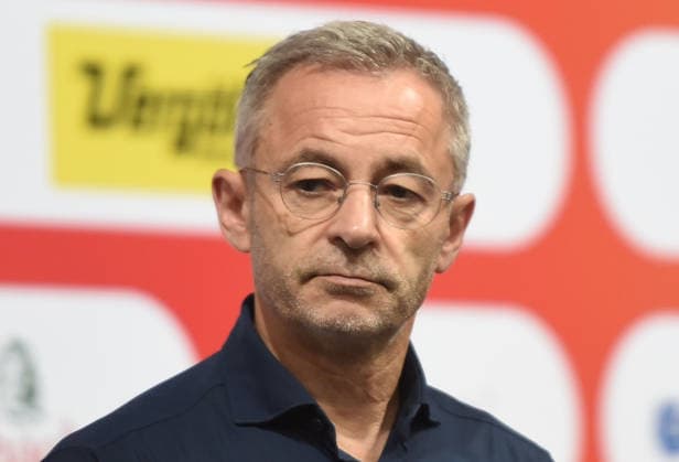 25.07.2026, xhbx, Turnen DM Finals 2026, Gerätfinals Frauen v.l. DTB Präsident Dr. Alfons Hölzl (DFL DFB REGULATIONS PROHIBIT ANY USE OF PHOTOGRAPHS as IMAGE SEQUENCES and or QUASI-VIDEO) Hannover *** July 25, 2026, xhbx, 2026 German Gymnastics Championships Finals, Women’s Apparatus Finals v l DTB President Dr. Alfons Hölzl DFL DFB REGULATIONS PROHIBIT ANY USE OF PHOTOGRAPHS as IMAGE SEQUENCES and or QUASI-VIDEO Hannover