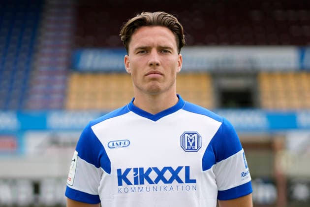 23.07.2026, Hänsch-Arena, Meppen, Spieler Luis Sprekelmeyer; SV Meppen 1912 e.V.; 3.Liga, Porträttermin 2026 2027 DFL REGULATIONS PROHIBIT ANY USE OF PHOTOGRAPHS AS IMAGE SEQUENCES AND OR QUASI-VIDEO. Meppen Niedersachsen Germany Hänsch-Arena *** July 23, 2026, Hänsch Arena, Meppen, Player Luis Sprekelmeyer, SV Meppen 1912 e.V., 3rd Division, Portrait session 2026–2027. DFL regulations prohibit any use of photographs as image sequences and or quasi-video. Meppen, Lower Saxony, Germany, Hänsch Arena