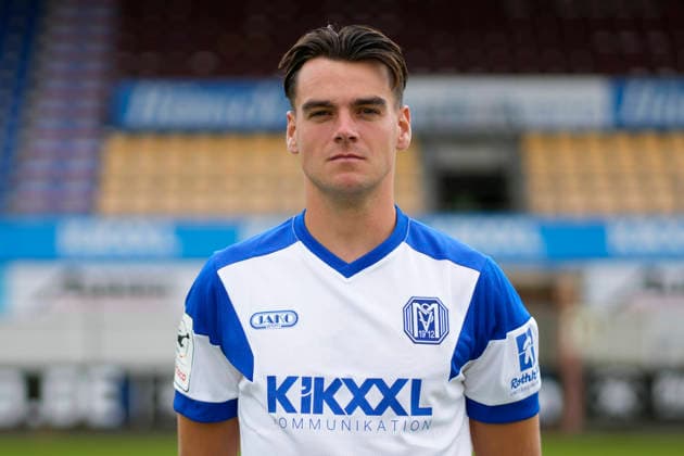 23.07.2026, Hänsch-Arena, Meppen, Spieler Jonas Fedl; SV Meppen 1912 e.V.; 3.Liga, Porträttermin 2026 2027 DFL REGULATIONS PROHIBIT ANY USE OF PHOTOGRAPHS AS IMAGE SEQUENCES AND OR QUASI-VIDEO. Meppen Niedersachsen Germany Hänsch-Arena *** July 23, 2026, Hänsch Arena, Meppen, Player Jonas Fedl, SV Meppen 1912 e.V., 3rd League, Photo Shoot 2026–2027. DFL REGULATIONS PROHIBIT ANY USE OF PHOTOGRAPHS AS IMAGE SEQUENCES AND OR QUASI-VIDEO. Meppen, Lower Saxony, Germany, Hänsch Arena