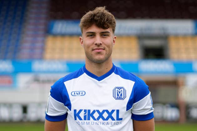23.07.2026, Hänsch-Arena, Meppen, Spieler Niclas Wessels; SV Meppen 1912 e.V.; 3.Liga, Porträttermin 2026 2027 DFL REGULATIONS PROHIBIT ANY USE OF PHOTOGRAPHS AS IMAGE SEQUENCES AND OR QUASI-VIDEO. Meppen Niedersachsen Germany Hänsch-Arena *** July 23, 2026, Hänsch Arena, Meppen, Player Niclas Wessels, SV Meppen 1912 e.V., 3. Liga, Portrait session 2026–2027. DFL regulations prohibit any use of photographs as image sequences and or quasi-video. Meppen, Lower Saxony, Germany, Hänsch Arena