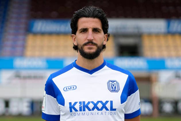 23.07.2026, Hänsch-Arena, Meppen, Spieler Stefan Rankic; SV Meppen 1912 e.V.; 3.Liga, Porträttermin 2026 2027 DFL REGULATIONS PROHIBIT ANY USE OF PHOTOGRAPHS AS IMAGE SEQUENCES AND OR QUASI-VIDEO. Meppen Niedersachsen Germany Hänsch-Arena *** July 23, 2026, Hänsch Arena, Meppen, Player Stefan Rankic, SV Meppen 1912 e.V., 3rd League, Photo Shoot 2026–2027. DFL regulations prohibit any use of photographs as image sequences and or quasi-video. Meppen, Lower Saxony, Germany, Hänsch Arena
