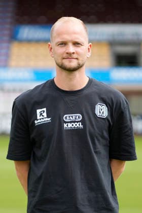 23.07.2026, Hänsch-Arena, Meppen, Torwart-Trainer Patrick Theodor; SV Meppen 1912 e.V.; 3.Liga, Porträttermin 2026 2027 DFL REGULATIONS PROHIBIT ANY USE OF PHOTOGRAPHS AS IMAGE SEQUENCES AND OR QUASI-VIDEO. Meppen Niedersachsen Germany Hänsch-Arena *** July 23, 2026, Hänsch Arena, Meppen, Goalkeeper Coach Patrick Theodor, SV Meppen 1912 e.V., 3rd Division, Profile Session 2026–2027. DFL regulations prohibit any use of photographs as image sequences and or quasi-video. Meppen, Lower Saxony, Germany, Hänsch Arena