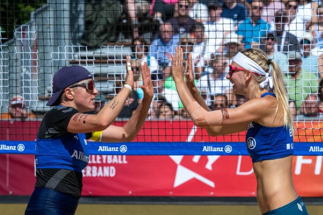 RECORD DATE NOT STATED German Beach Club Finals 2026 - Hannover, Germany 25.07.2026 HANNOVER, GERMANY - JULY 25: Melanie Gernert (1. Beachclub Kiel e.V.), Nele Barber (1. Beachclub Kiel e.V.) during the German Beach Club Finals 2026 at Hannover on July 25, 2026 in Hannover, Germany. *** German Beach Club Finals 2026, Hanover, Germany, July 25, 2026, HANNOVER, GERMANY JULY 25 Melanie Gernert of 1 Beachclub Kiel e.V. and Nele Barber of 1 Beachclub Kiel e.V. during the German Beach Club Finals 2026 in Hanover on July 25, 2026, in Hanover, Germany Copyright: xBEAUTIFULxSPORTS PeterxWeberx