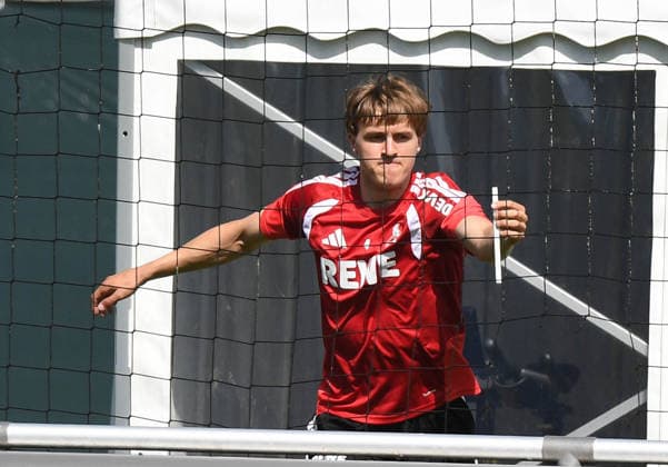 25.07.2026, xophax, Fussball 1.Bundesliga, 1.FC Koeln Trainingslager . Training in Sankt Johann. Training. Timo Hübers( 1.FC Köln ) . Kitzbühel *** July 25, 2026, xophax, Soccer, Bundesliga 1, 1. FC Köln Training Camp, Training in Sankt Johann, Timo Hübers Training, 1. FC Köln, Kitzbühel