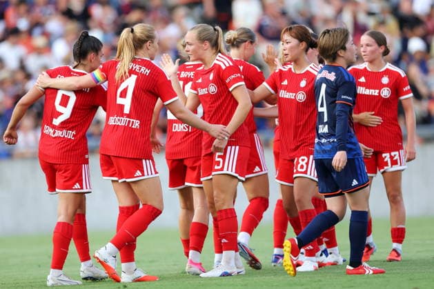FC Bayern Munich Women team group, Mannschaftsbild, Totale (FC Bayern), JULY 25, 2026 - Football Soccer : Allianz Women s Tour 2026 match between RB Omiya Ardija and FC Bayern Munich at NACK5 Stadium in Saitama, Japan.  aflo_339073018 NaokixNishimurax