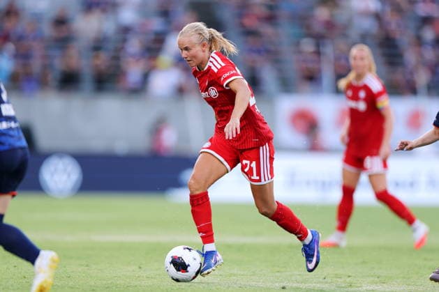 Pernille Harder (FC Bayern), JULY 25, 2026 - Football Soccer : Allianz Women s Tour 2026 match between RB Omiya Ardija and FC Bayern Munich at NACK5 Stadium in Saitama, Japan.  aflo_339073020 NaokixNishimurax