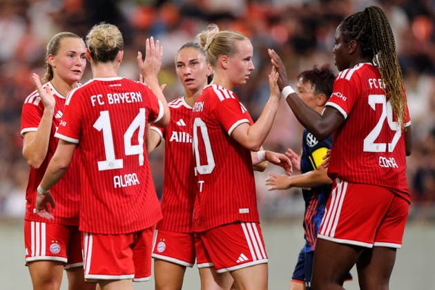 FC Bayern Munich Women team group, Mannschaftsbild, Totale (FC Bayern), JULY 25, 2026 - Football Soccer : Allianz Women s Tour 2026 match between RB Omiya Ardija and FC Bayern Munich at NACK5 Stadium in Saitama, Japan.  aflo_339073029 NaokixNishimurax