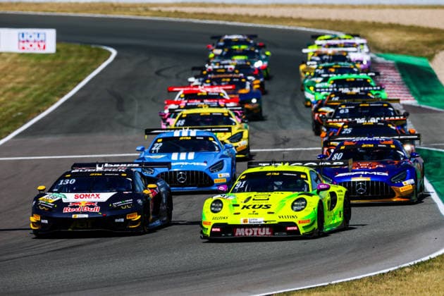 DTM, 9. + 10. Rennen Oschersleben 2026 91 Porsche 911 GT3 R (992), Manthey: Thomas Preining, 130 Lamborghini Temerario GT3, ABT Sportsline: Luca Engstler, 130 Lamborghini Temerario GT3, ABT Sportsline: Luca Engstler - picture by Gruppe C Photography Oschersleben Oschersleben Sachsen-Anhalt Germany Copyright: xGruppexCxPhotographyx