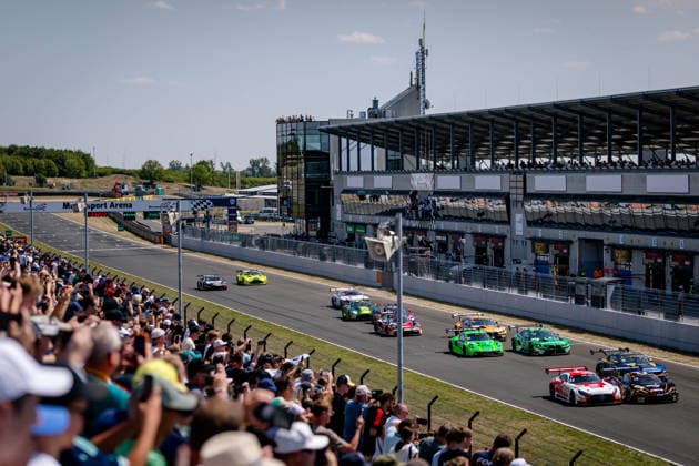 DTM, 9. + 10. Rennen Oschersleben 2026 84 Mercedes-AMG GT3 EVO, Landgraf Motorsport: Tom Kalender, 16 McLaren 720S GT3 Evo, Dörr Motorsport: Timo Glock, 63 Lamborghini Temerario GT3, GRT Grasser-Racing-Team: Mirko Bortolotti - picture by Gruppe C Photography Oschersleben Oschersleben Sachsen-Anhalt Germany Copyright: xGruppexCxPhotographyx