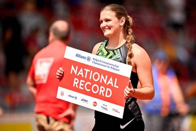 Belgian Athletics Championships day 2 - 25 07 2026 LEUVEN, BELGIUM - JULY 25 : Beernaert Manon during day 1 of the Allianz Belgian Athletics Championships on July 25, 2026 in Leuven, Belgium, 25 07 2026  Copyright: xTomasxSiskx